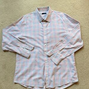 Zachary Prell, long sleeve dress shirt in plaid pastel colors